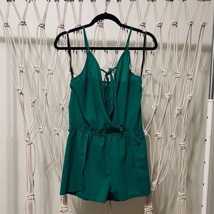 Emerald Green Romper